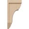 Ekena Millwork 11"W x 11"D x 22"H Wide Bryant Rough Cedar Woodgrain TimberThane Corbel, Primed Tan CORUR11X11X22BRYRCPR - alternate 3